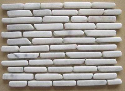 白色条石自然片 空间装饰的优雅之选